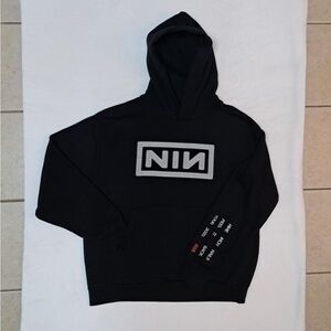 Nine Inch Nails 2025 "Peel It Back Tour" Black Hoodie - Men's size LARGE